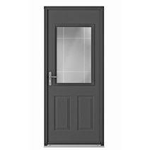 Porte D Entree Grenat Blanc Acier Porte D Entree Acier Portes Acier