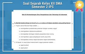 Posted in sejarahtagged contoh soal sejarah indonesia kelas 11 semester 1, contoh soal. Soal Sejarah Kelas Xi Semester 1 Python