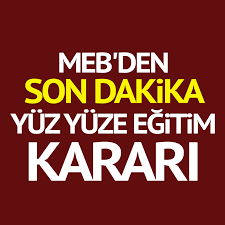 Yüz yüze eğitimle ilgili flaş karar. Sozcu Gazetesi Meb Den Son Dakika Yuz Yuze Egitim Karari Facebook