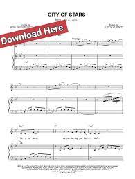 City Of Stars La La Land Sheet Music Piano Notes Chords Sheet Music Sheet Music Notes La La Land