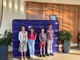 SES Students of the Month! Here are the names going left to right. Front  Row: Lucas Willis Gideon Randall Kendal Kapan Gracie Lehrman Priscilla Shea  Elijah Haase Adrian Hoyte Back Row: Colin