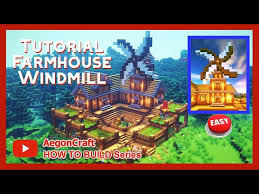 This is easy and fast to build farm house is great for survival mode.shock frost membership: Minecraft How To Build Farm House With Minecraft Windmill Tutorial Easy Minecraft Map