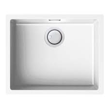 Standard kitchen sink sizes amazon com. Reginox Multa Single Bowl Granite White Kitchen Sink 400 X 400mm Multa 102 W