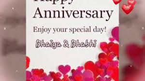 I hope you two enjoy your special day, and that you have many years ahead of you. Happy Anniversary Bhaiya Bhabhi Youtube