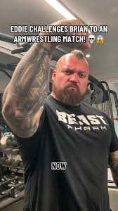 Eddie Hall Challenges Brian Shaw to an Armwrestling Match