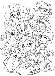 It s so much fun to print out and cut out your own my little pony character. My Little Pony Equestria Girls Coloring Pages Twilight Sparkle Part 4