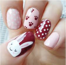 33 Cute Pink Nail Designs You Must See Be Modish Bunny Nails Easter Nail Art Designs Easter Nail Designs