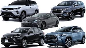 The yaris is the lowest priced toyota model at rm 70,940 and the highest priced model is the gr. Toyota In 2021 New Corolla Cross Harrier Facelifts For Camry Innova And Fortuner Coming To Malaysia Paultan Org Aboutautonews