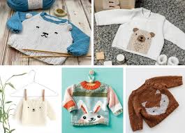If you are looking for free animal knitting patterns, this is the list for you. Animal Inspired Baby Sweaters Free Knitting Patterns