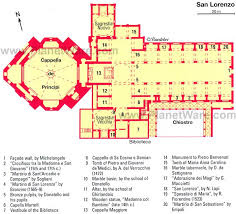 San Lorenzo Floor Plan Map San Lorenzo Firenze San Lorenzo Michelangelo Works