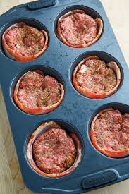 Bacon Wrapped Muffin Pan Meatloaf Aka Salisbury Steak Filet Mignon Recipe Salisbury Steak Filet Mignon Recipes Bacon Wrapped Burger