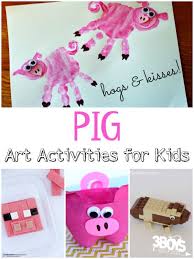 Pig Art Activities 3 Boys And A Dog Art Activities Farm Preschool Art Activities For Kids