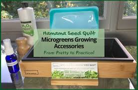 They're often higher in vitamins and minerals than their mature counterparts. My Favorite Hamama Microgreens Seed Quilt Accessories