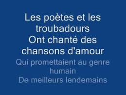 Laissez entrer ces païens, ces vandales la fin de ce monde est. Le Temps Des Cathedrales Avec Paroles Youtube