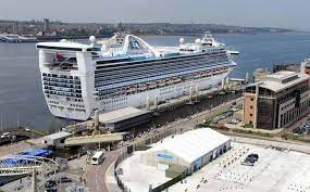 Picture By Jason Roberts Story Peter Elson The Caribbean Princess Moored At The New Turnaround Cruise Liner Term Cruise Terminal Cruise Cruise Liner