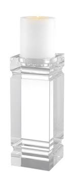 Tealight candles are excellent for creating subtle light and adding a warm ambiance to any space. Casa Padrino Luxury Crystal Glass Candle Holder 12 X 12 X H 31 Cm Hotel Decoration