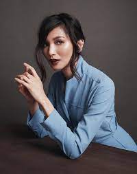 Gemma Chan From Crazy Rich Asians Wearing Cirari Earrings For The Laterals Magazine Gemma Chan Fashion Portrait Photography Celebrity Skin