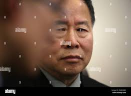 Han Song Ryol, North Korea's vice foreign minister, listens to a translator  during an interview with The Associated Press