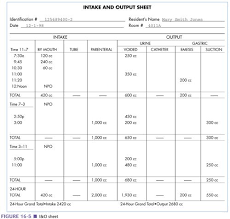 nursing intake and output examples figure 16 5 intake and