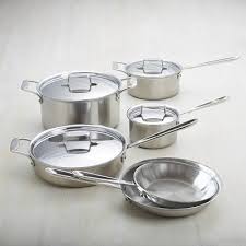 All Clad D5 Brushed Stainless Steel 10 Piece Set Williamssonoma Cocinas Cosas Muebles Organizadores