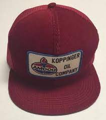 Vtg Koppinger Oil Company Hat Amoco Cap Corduroy Oilfield Gas Made In The Usa Ebay Hats Oil Company Cap