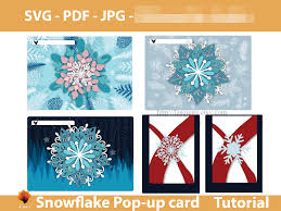 You can personalize and print or post your custom creation explore our wide variety of styles and designs to find this year's christmas card, then add your personal touch. Snowflake Pop Up 5x7in Greeting Card Graphic By Lasquare Info Creative Fabrica