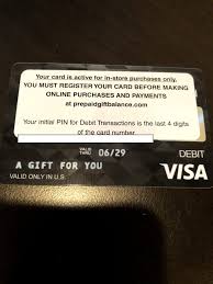 Visa gift cards and visa incentive cards are issued by metabank®, national association, member fdic, pursuant to a license from visa u.s.a. Us Bank Visa Gift Cards No Longer Come With Pins Miles Per Day