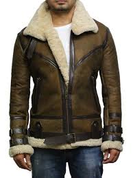 Men Aviator B3 Shearling Bomber Flying Jacket Top Celebs Jackets Pilot Leather Jacket Sheepskin Jacket Flying Jacket