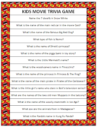 Do you love the 2000s? Kids Movie Trivia Free Printable Moms Munchkins Movie Trivia Games Movie Facts Kid Movies