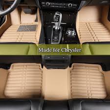 Double Layers Car Floor Mats For Chrysler 300c 200 Full Cover Leather Coil Mats Waterproof Floor Carpet Xpe Tpr R Waterproof Flooring Car Floor Mats Floor Mats