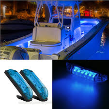 2x Blue 4 Car Boat Rv 6 Led Light Strip Waterproof 12v Marine Accent Lighting Ebay