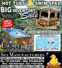 Located in tampa bay area, we are your source to buy hot tubs & spa products direct from an established manufacturer in clearwater fl. Tampa Bay Expos