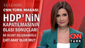 Cnn türk is a nationwide channel broadcasting exclusively in turkey, owned by time warner and doğan medya grubu. Hdp Kapatilsin Tartismasi Chp De Adaylik Cikisi Ve Iran La Siir Gerilimi Cnn Turk Masasi 12 12 2020 Youtube