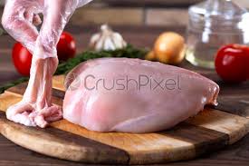 Do you put raw chicken breast in the freezer? Raw Chicken Breasts On A Skinned Cutting Board Skinless Chicken Stock Photo Crushpixel