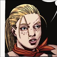 Comic Rick Grimes and Andrea