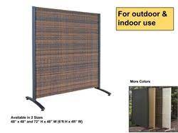 Self standing outdoor privacy screen. Wicker Outdoor Free Standing Panel Privacy Partition Outdoor Privacy Panels Outdoor Wicker Outdoor Screen Room