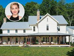 Celebrity Houses And Real Estate Miley Cyrus House Celebrity Houses Modern Farmhouse