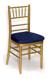 Gold Chiavari Chair With Navy Blue Cushion Gold Chiavari Chairs Chair Navy Blue Cushions