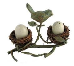 Metal Bird Salt And Pepper Shakers America Retold Bird And Nest Salt Pepper Shakers Pepper Shaker Stuffed Peppers Salt Pepper Shakers