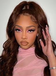 Amazon.com : WUANYO 360 Lace Front Wigs Human Hair 20 Inch Chocolate Brown  Lace Front Wig Human Hair Hd Lace 180% Density Glueless Lace Front Wigs  Human Hair Colored With Baby Hair :