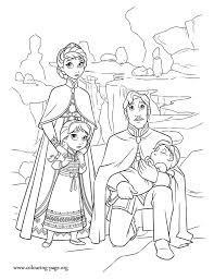 Send her victorious, happy and glorious, long to reign over us, god save the queen! Frozen The Royal Family Coloring Page Coloring Home