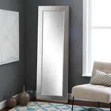 Brandtworks Mod Euro Silver Full Length Framed Mirror Bm12thin Handmade Home Decor Mirror Decor Home Decor