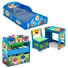 Check spelling or type a new query. Baby Shark Tour 4 Piece Room In A Box Bedroom Set By Delta Children Includes Sleep Play Toddler Bed 6 Bin Design Store Toy Organizer And Desk With Chair Walmart Com Walmart Com