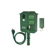 If your landscape lighting system has a manual timer, you'll need to adjust it to reflect the change in seasons. Buy Ecoplugs Outdoor Light Timer Remote Control Christmas Light Timer Switch Outlet Automatic Light Switch Timer Outlet Stake Timer A With Remote Online In Indonesia B07bdjmtq4