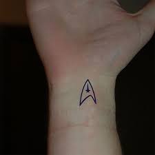 Voyager tattoo (tv episode 1995) cast and crew credits, including actors, actresses, directors, writers and more. Tattoo Star Trek Insignia Star Trek Tattoo Geek Tattoo Star Tattoos