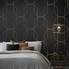 Shop from wallpaper, like the the memories wall mural or the lize purple weave texture wallpaper bolt, while discovering new home products and designs. Palais Black Gold Wallpaper Grahambrownrow