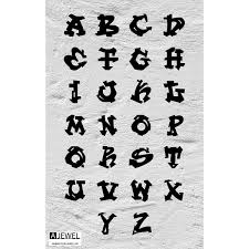 🙂 these graffiti alphabet letters are based on the aerosol font, which is an extremely well made and thorough font, so if you need other characters that aren't shown here, try downloading the font directly. Graffiti Alphabet Letter Necklace A Jewel
