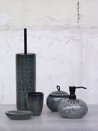 Edle Badaccessoires In Oliv Schwarz Badezimmer Zubehor Set Badaccessoires Wc Burstenhalter