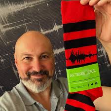 Look what @pecky_wg brought back from NZ for me. Aftersocks! I'm an  intensity 12 🦶