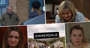 The cast and crew of emmerdale have been pictured back at work after they became the first emmerdale star katherine dow blyton, who plays the vicar harriet finch, told the publication: Which Characters Are Leaving Emmerdale